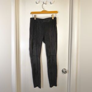 ZARA Faux Suede Legging Pants